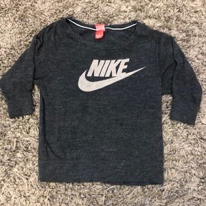 Nike 3/4 sleeve sweatshirt Lg